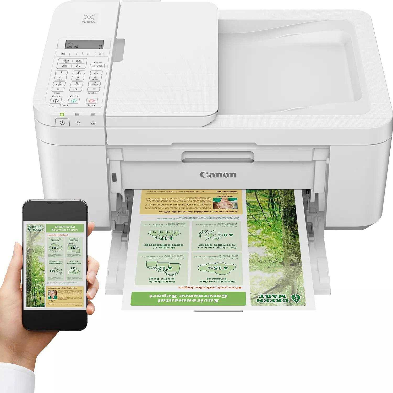 Canon PIXMA TR4751i Stampante Ad inchiostro Multifunzione A4  Wi-Fi Colore Bianco