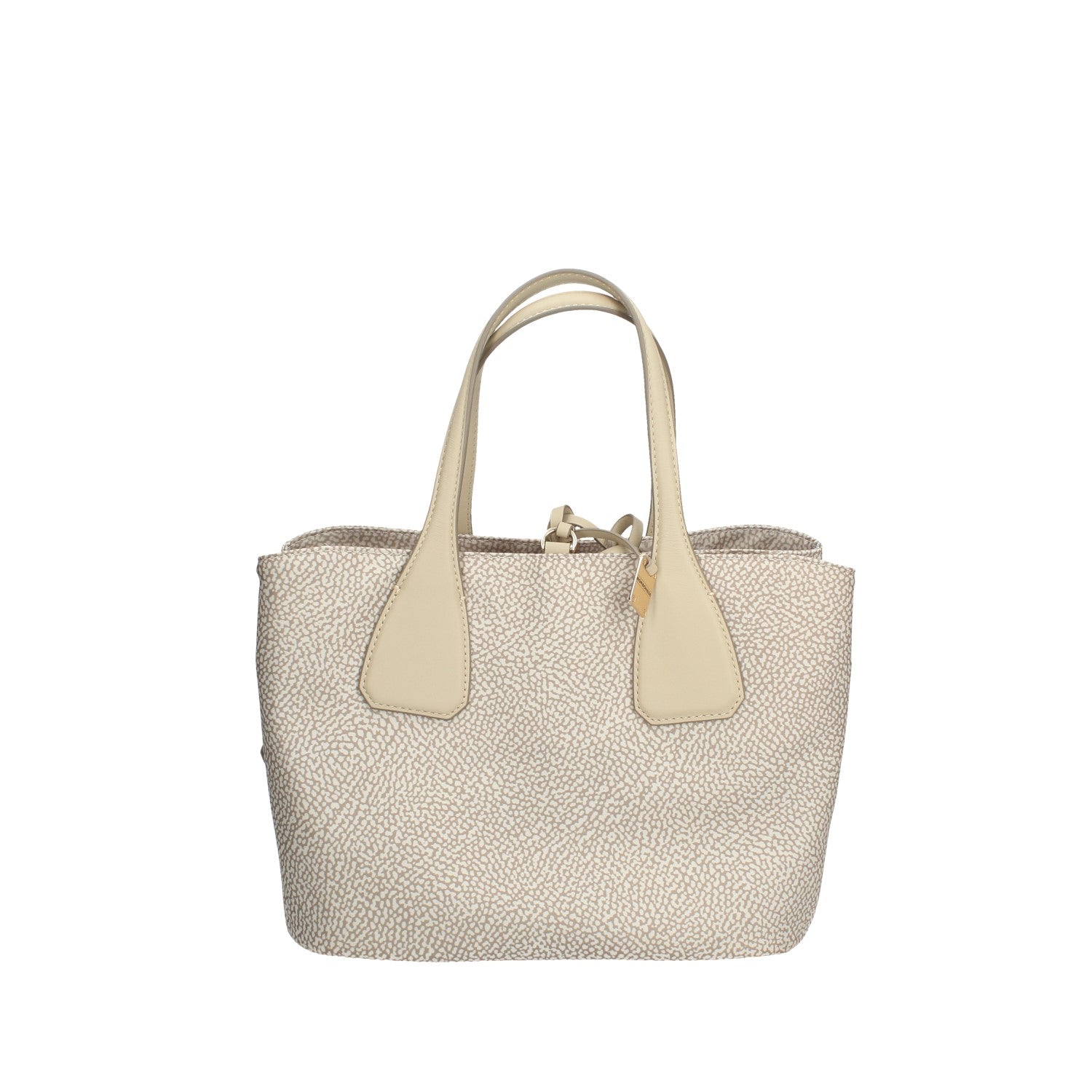 BORBONESE BORSA DONNA A MANO IN NYLON E PELLE VIS A VIS