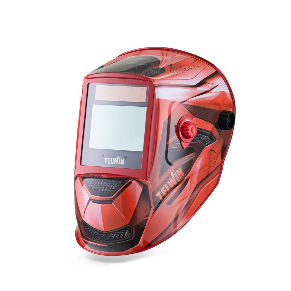 Maschera Saldatura Telwin Vantage Red XL 802936 &ndash; MMA MIG-MAG TIG True Color
