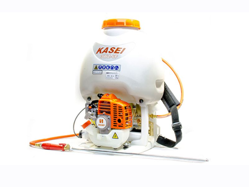 Image of Pompa irroratrice a spalla Kasei 3WZ7E con motore a scoppio e serbatoio 15 lt
