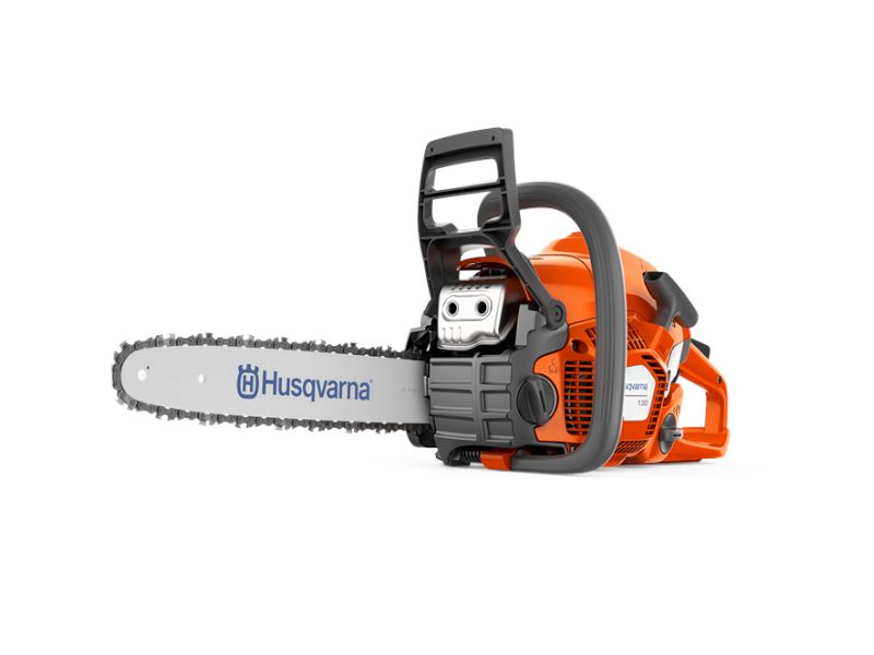 Image of Motosega a scoppio Husqvarna 130 motore 38cc barra 35cm - cm 35