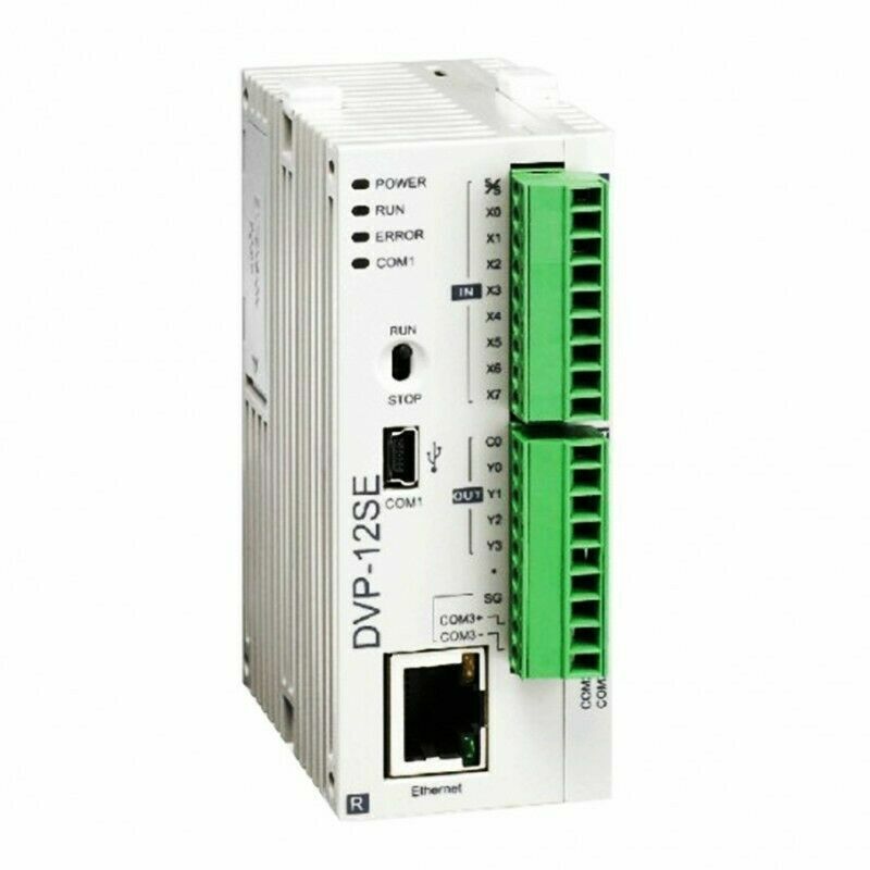PLC CPU Porta Ethernet uscite a transistor NPN Delta DVP12SE11T