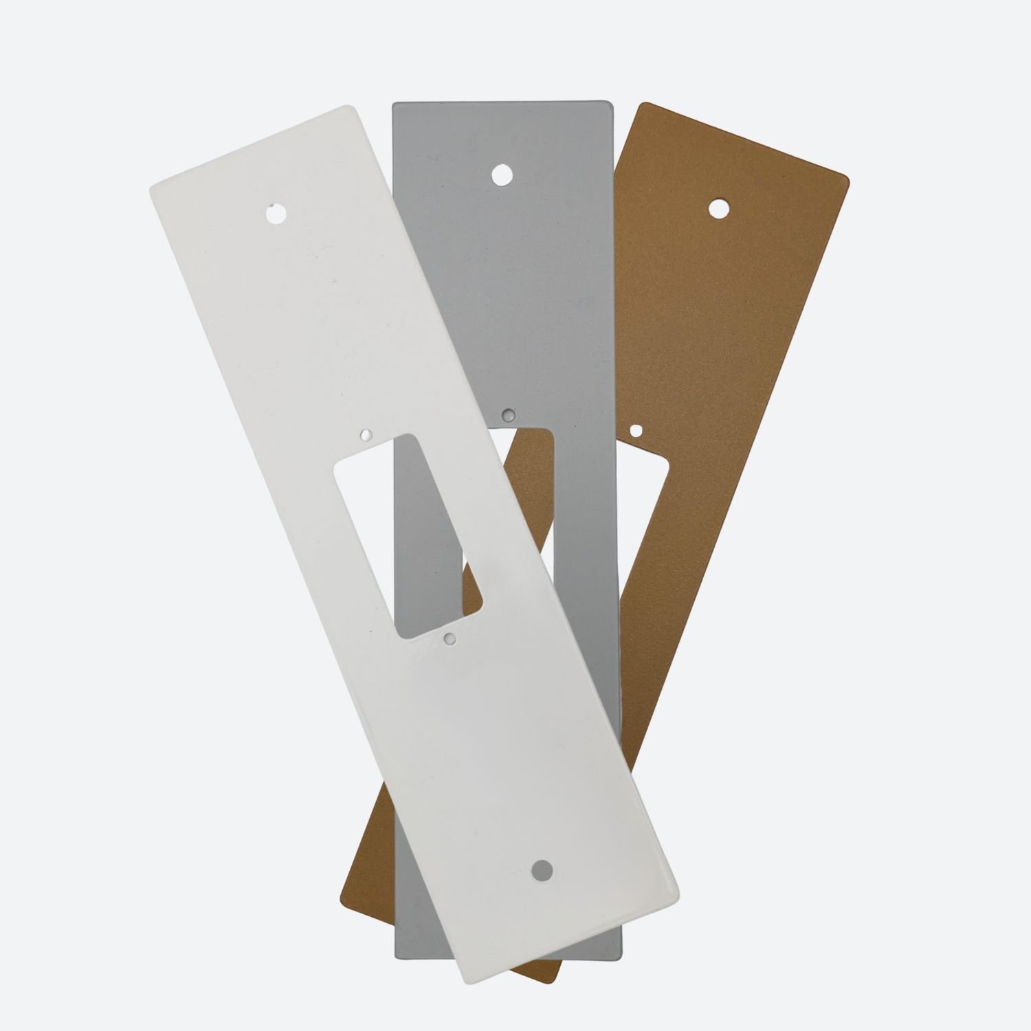 Plate with hole for roller cover button 185 roller shutter motor