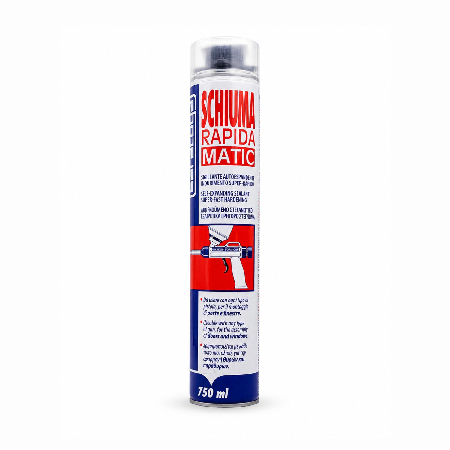Schiuma Rapida Matic Poliuretanica Autoespandente 750 ml.