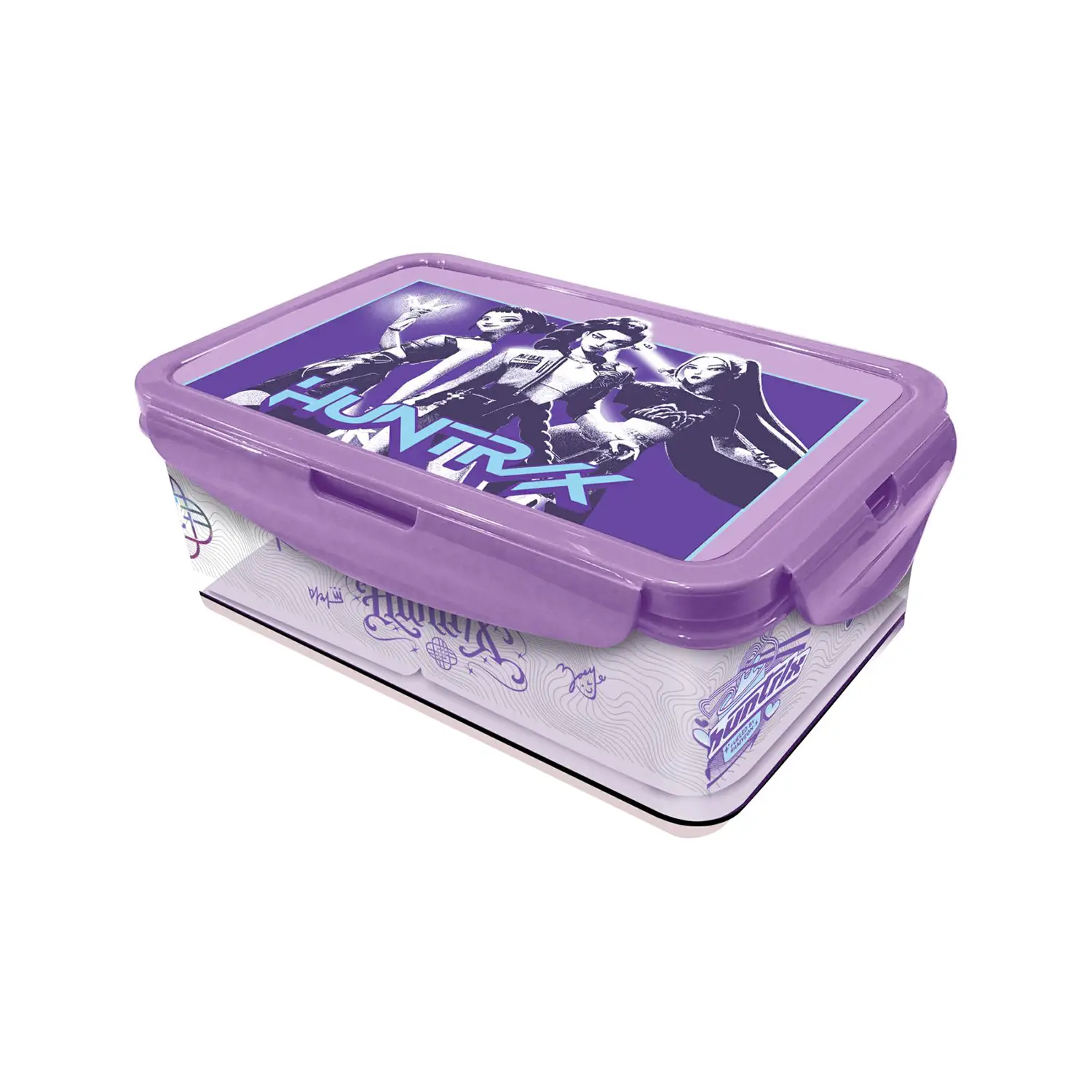 PORTAMERENDA K-POP DEMON HUNTERS RETTANGOLARE ERMETICO 1190 ML 21 X 13 X 7 CM