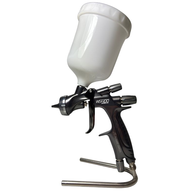 ANEST IWATA WS-400 SERIE 2.1 CLEAR 1.3 HD ECO SET PISTOLA A SPRUZZO TRASPARENTE