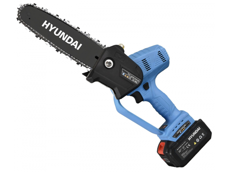 Hyundai Sega A Batteria Litio18V 4Ah - Lama Da 20Cm - Potenza 400W - Omaggio T-Shirt Ala-image