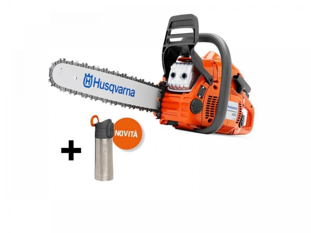 Image of Motosega Husqvarna 445 II a scoppio 45.7cc barra 40 cm multiuso