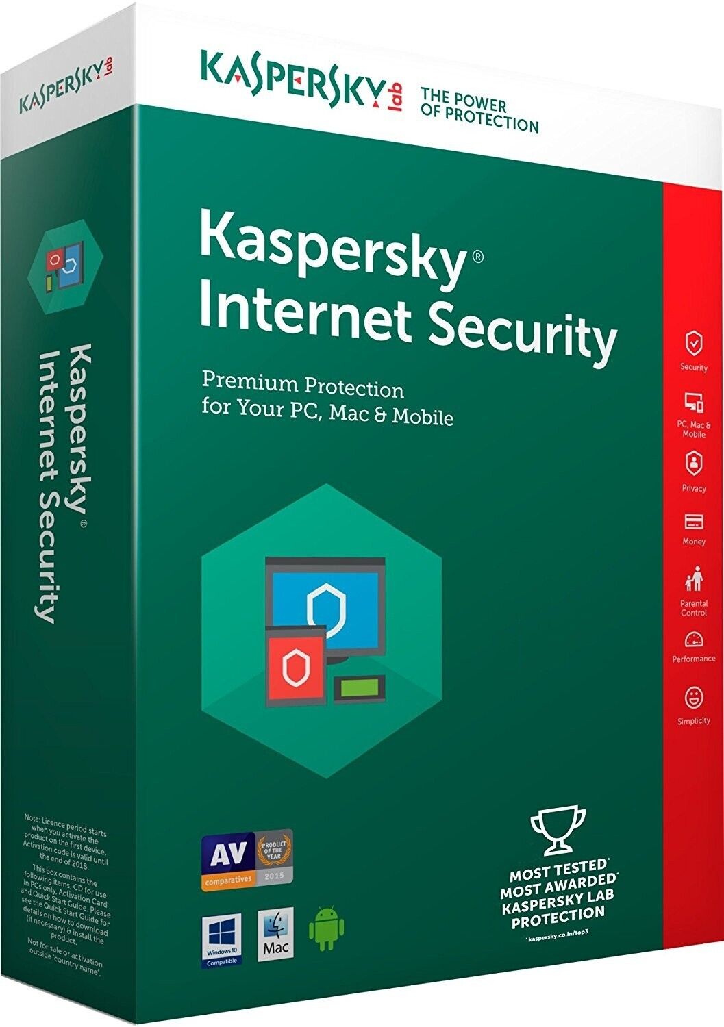 KASPERSKY INTERNET SECURITY - Afbeelding 1 van 1