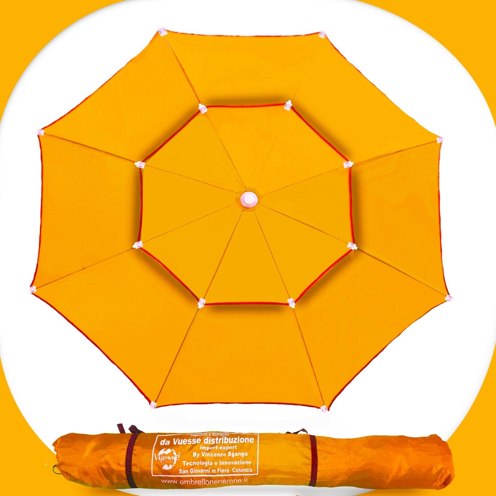 ombrellone mare antivento spiaggia fibra di carbonio ,stecche elastiche (A16) - Foto 8 di 15