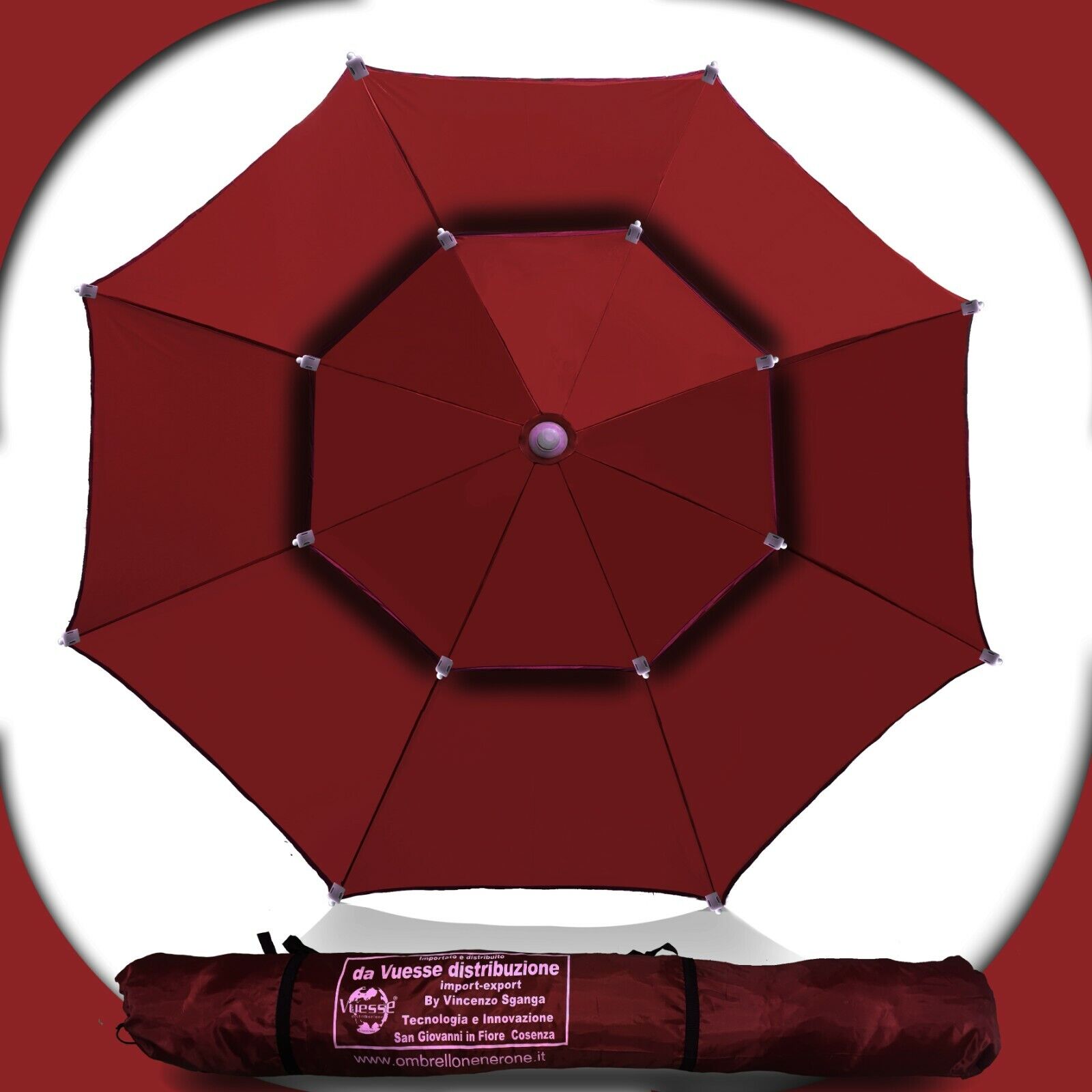 ombrellone mare antivento spiaggia fibra di carbonio ,stecche elastiche (A16) - Foto 10 di 15