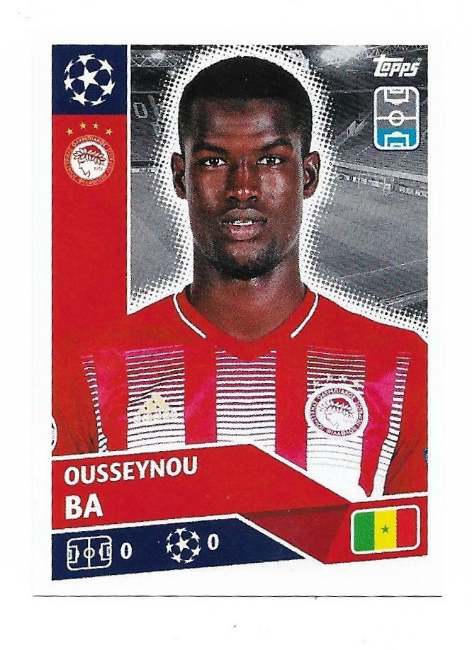 N. Pof68 Ousseynou Ba Olympiakos New - Champions League 2020 21 Topps