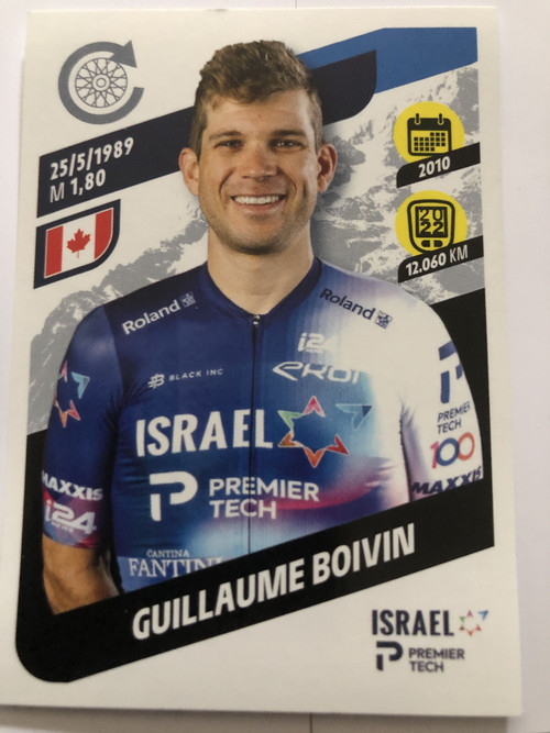 N.178 Guillaume Boivin Israel - Premier Tech - Tour de France 2023 Panini