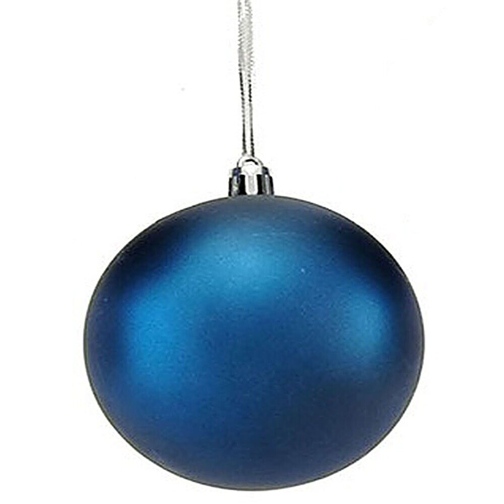 Palline in blu da decorazioni addobbi natalizi per albero di natale set 18 pz