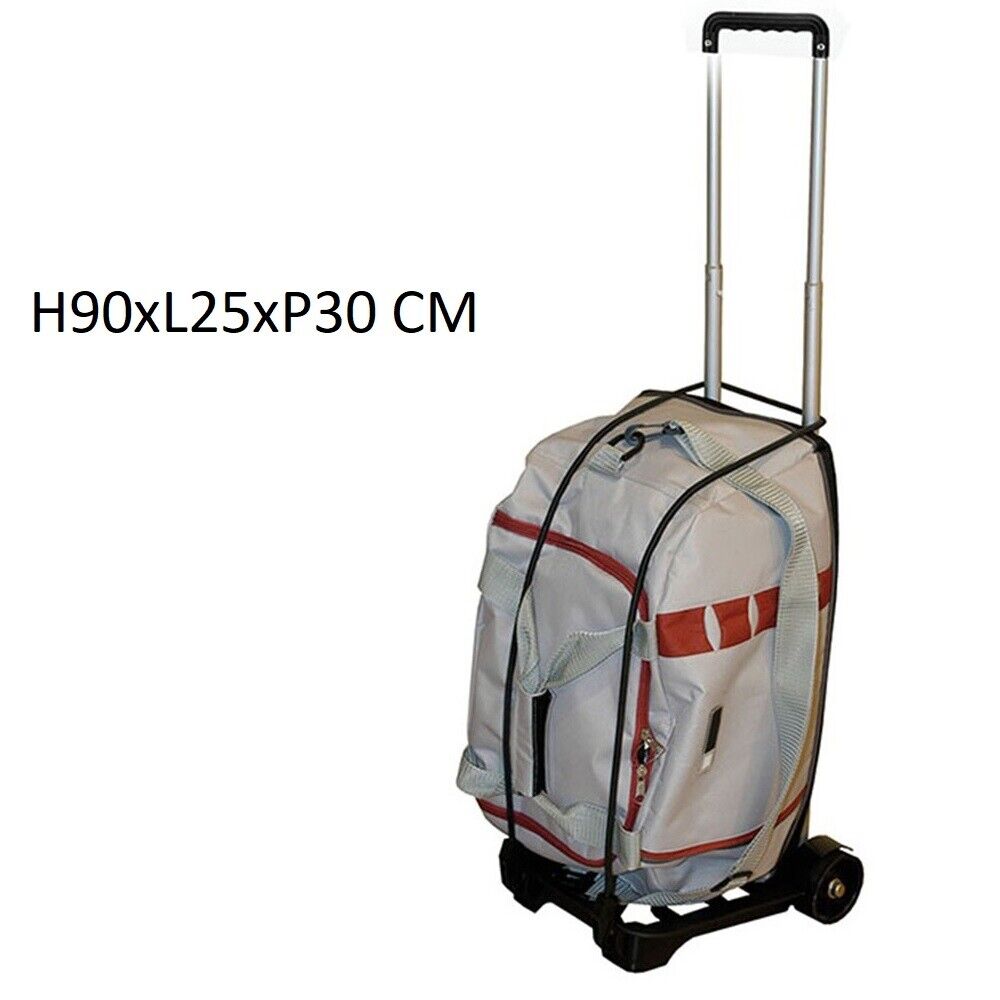 Carrello trolley porta zaino borsa da scuola valigia viaggi borsa in  alluminio l