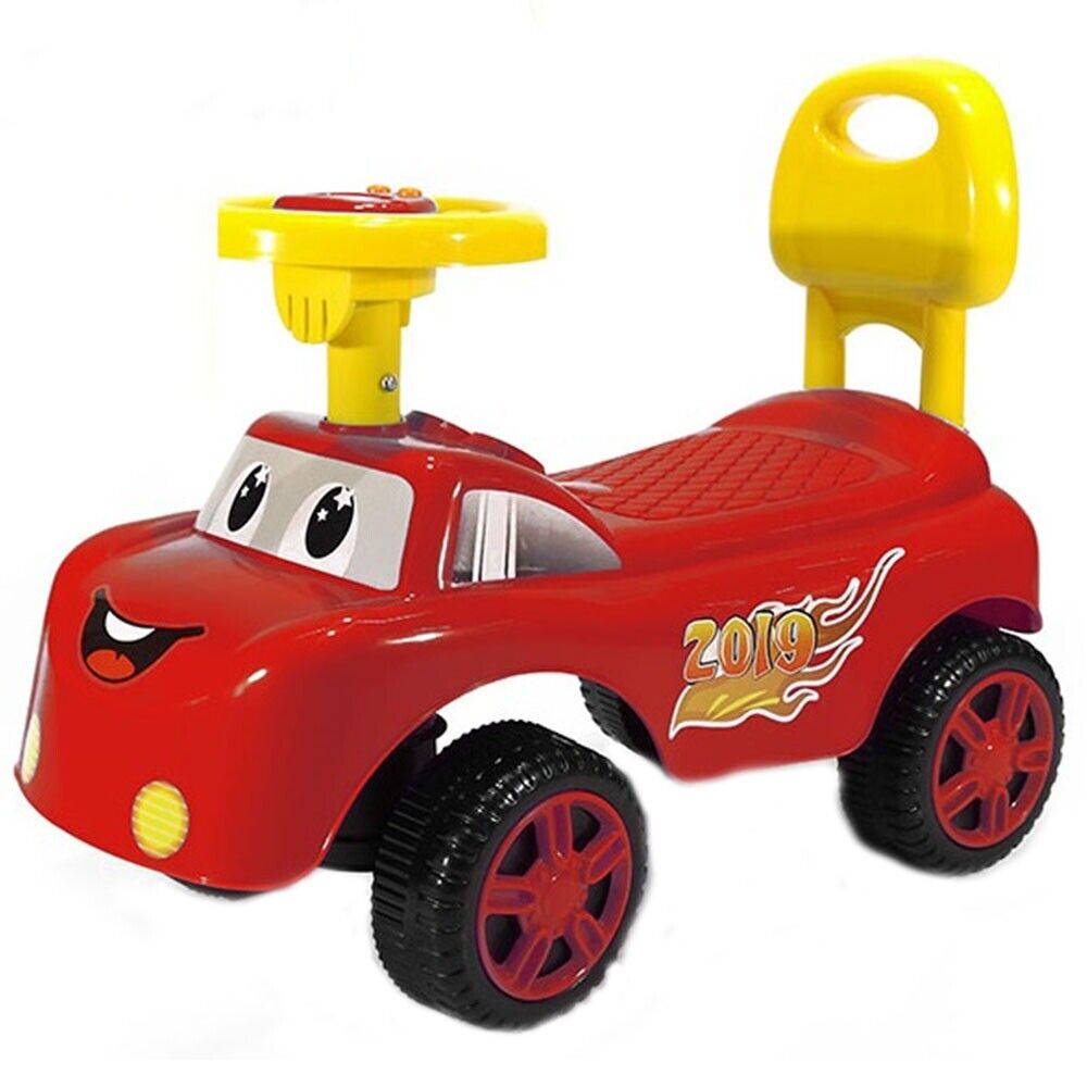 Gioco giocattolo bimba bimbo macchinina auto cavalcabile rossa primi passi music