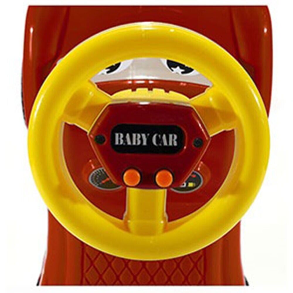 Gioco giocattolo bimba bimbo macchinina auto cavalcabile rossa primi passi music