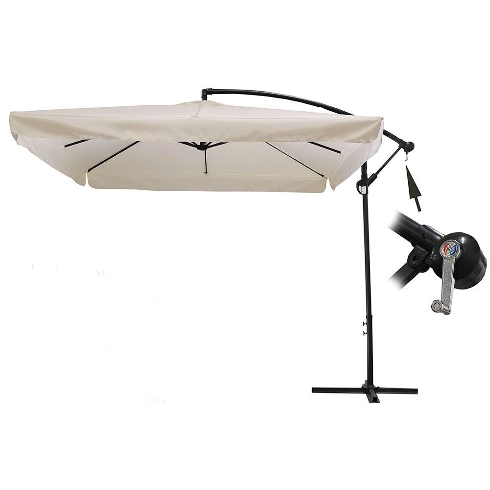 Ombrellone per giardino a braccio 250x250cm da bar piscina terrazzo balcone loca