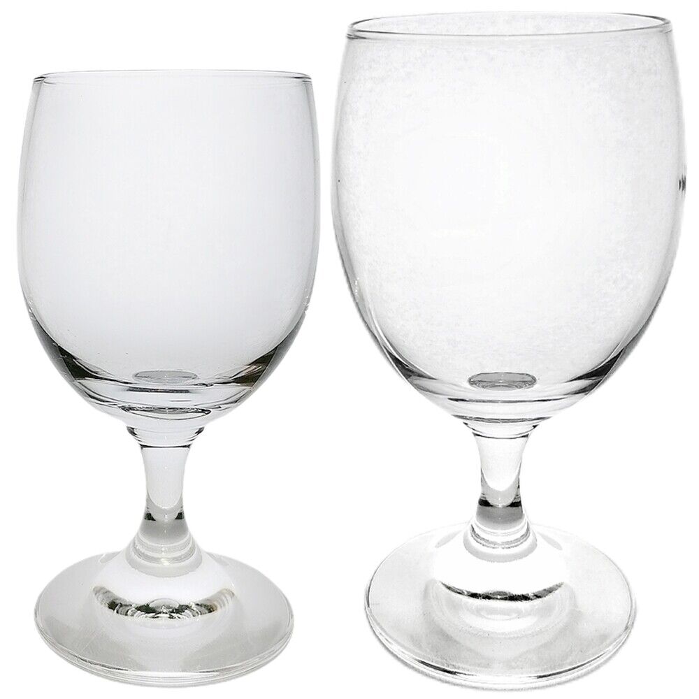 Calice con piede bicchiere in vetro per acqua vino da tavola 6