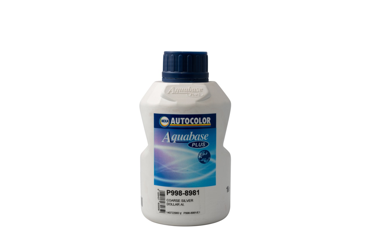 【hidamariusagi】アプリコットカラーのオーバーダイNo.526 Nexa Autocolor P998-8981 Base Coat Coarse Silver Dollar