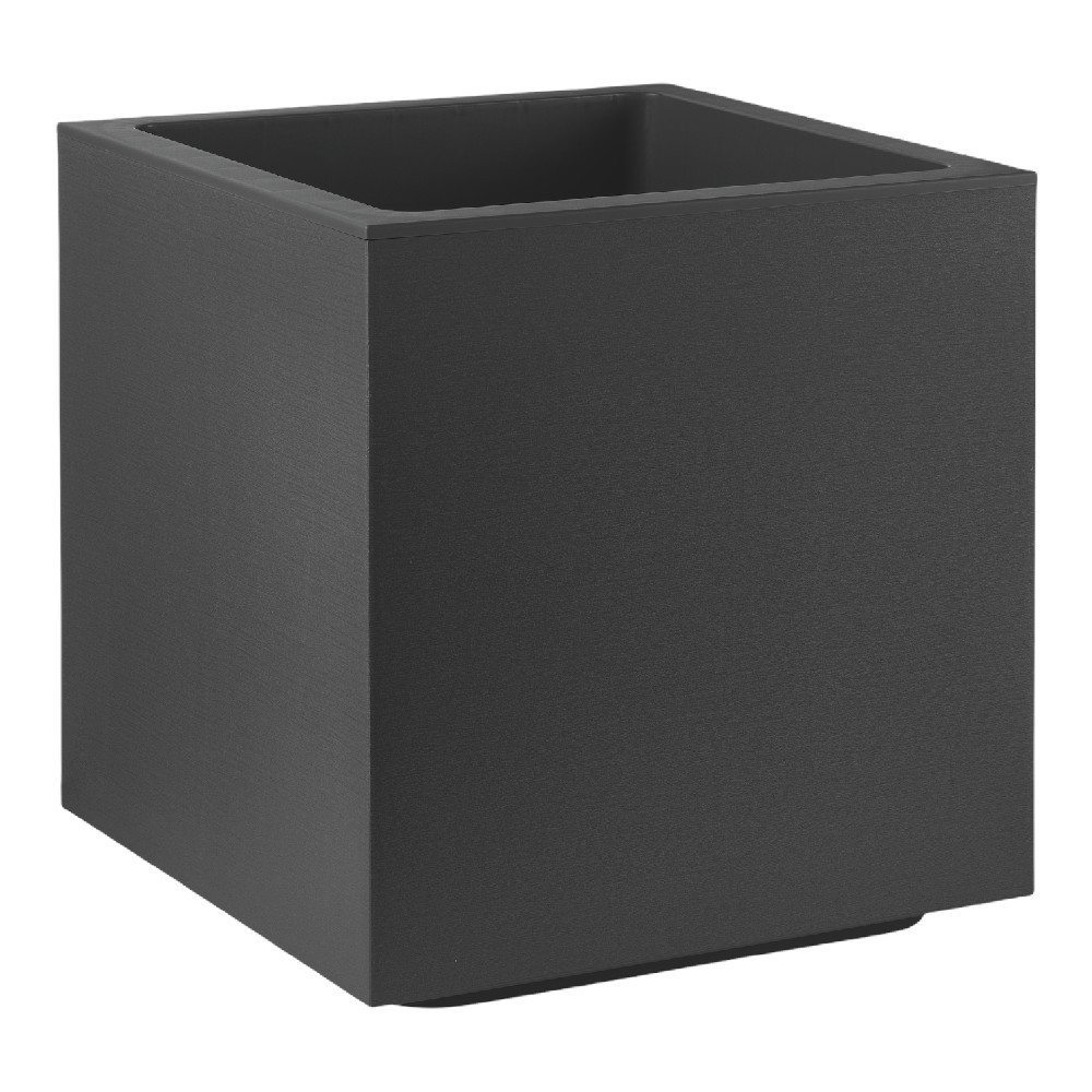 Vaso fioriera QUADRATO CUBO MATHERIA in plastica CON RUOTE 30CM VECA vari colori